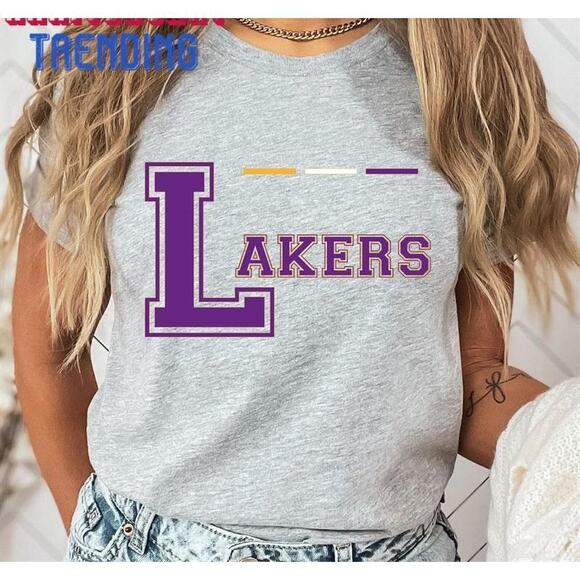 Other - Los Angeles Lakers Tshirt Soft Cotton And Quality Classic
